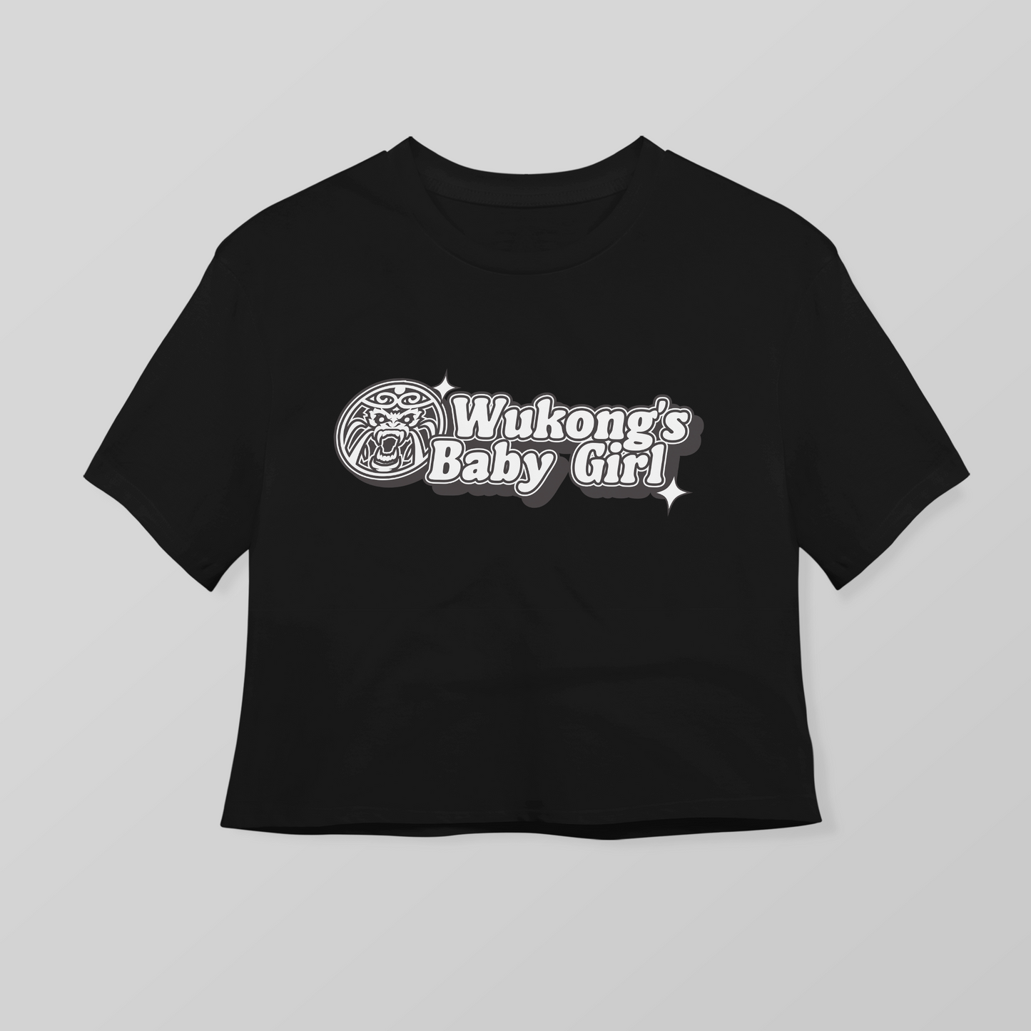 Wukong’s Baby Girl Crop Top (Black)