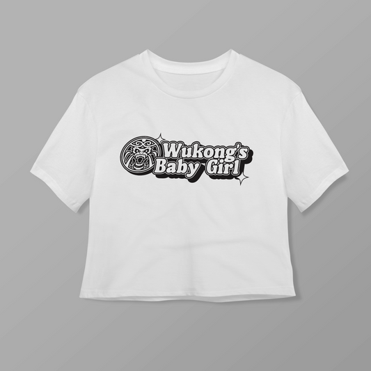 Wukong’s Baby Girl Crop Top (White)